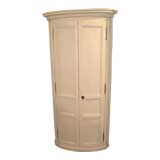 Swedish painted corner cupboard