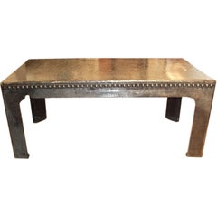 Industrial coffee table