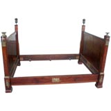 Empire daybed with urn finials Antique Empire daybed with urn finials