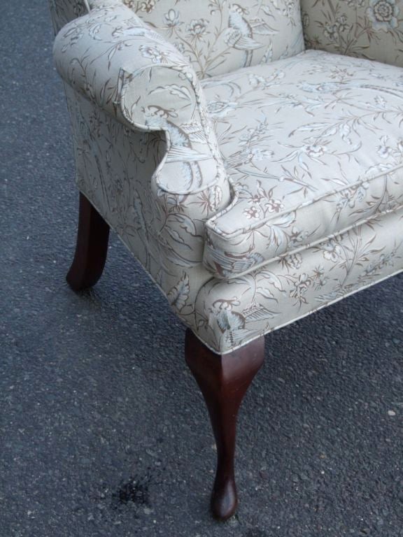 High back wing chair 2
