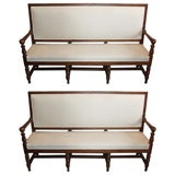 High-back bench