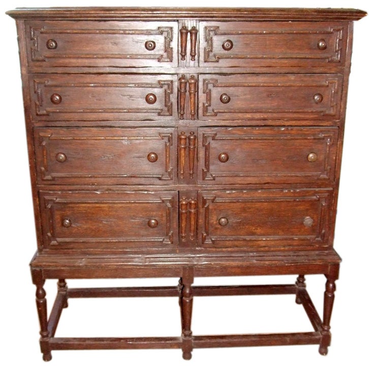 William & Mary Chest on Stand