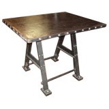 Industrial Riveted Work Table