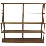 Pair of Large Scale Display Shelves