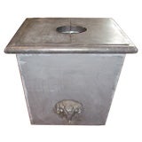 Zinc Planter with Ram's Head 10