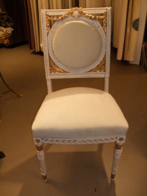 Giltwood Paint and Gilt Suite of Furniture