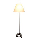 Custom Hand-Forged Iron Floor Lamp