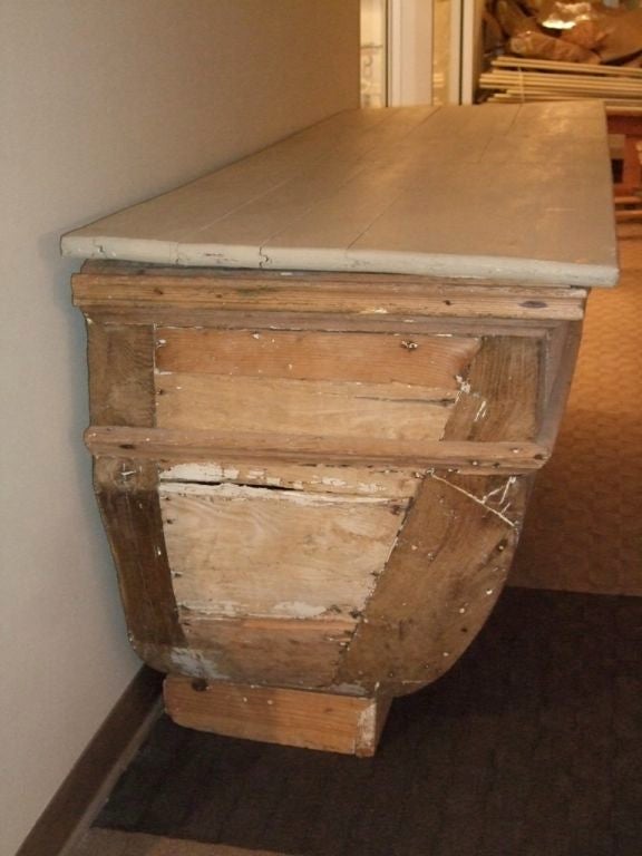 18th Century Pine Alter Piece Console In Good Condition For Sale In Boston, MA