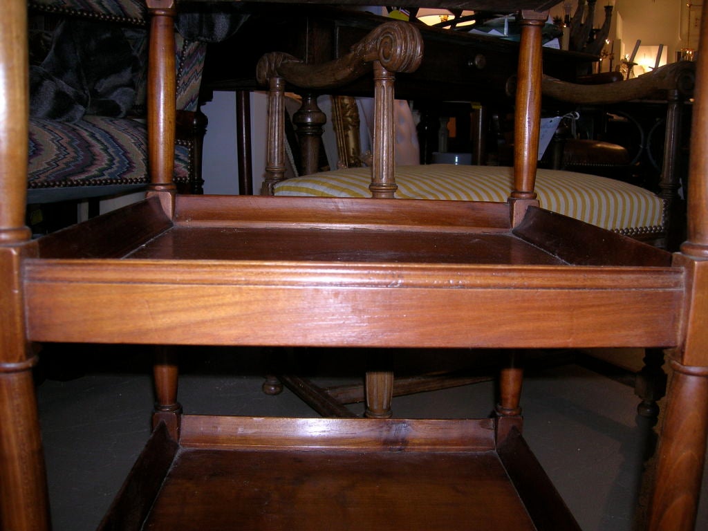 Walnut Three tiered Refraichissoir