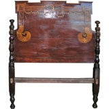 Inlaid headboard Antique Inlaid headboard