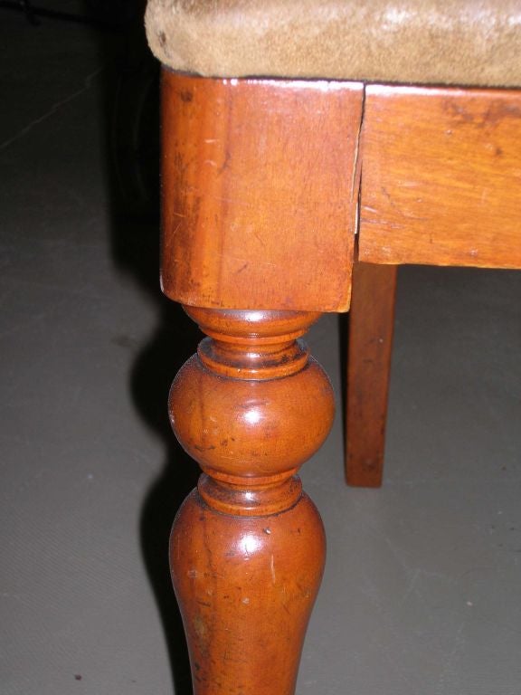 19th Century Carved Walnut Armchair 3