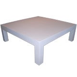Parsons style coffee table