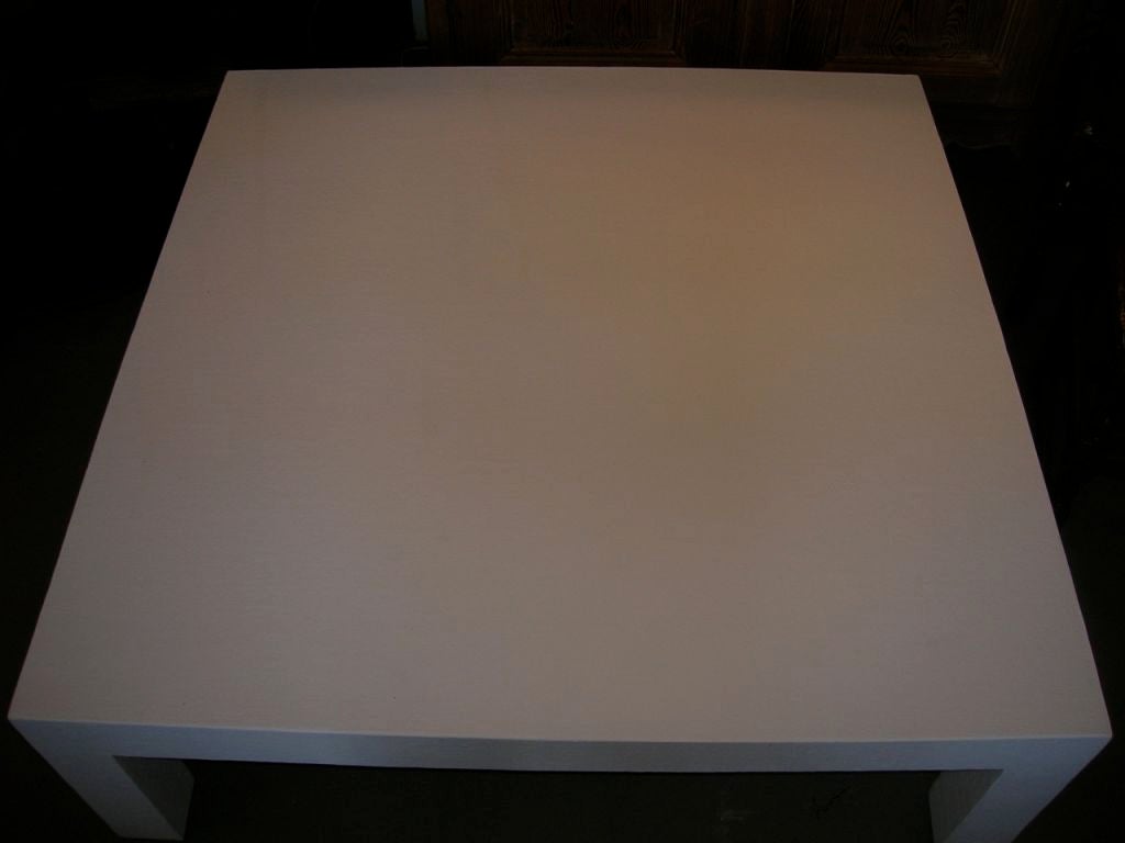 Parsons style coffee table