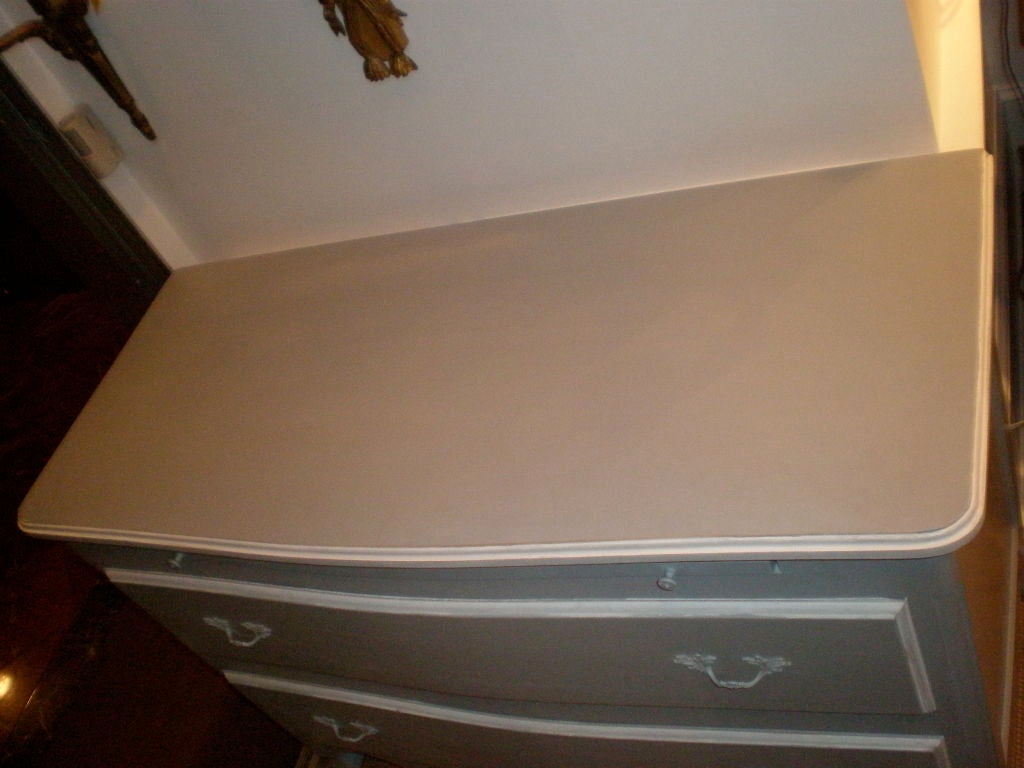 French Painted Dresser with Slide For Sale 1