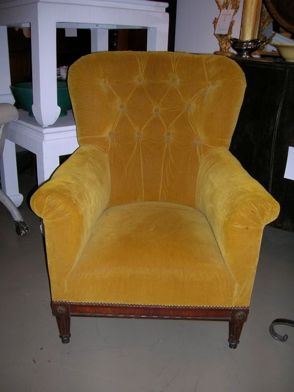 19th Century Tufted Club Chair 3