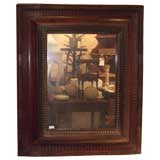 Antique Rosewood carved mirror frame