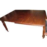 Antique Early Victorian Mahogany Dining or Conference Table