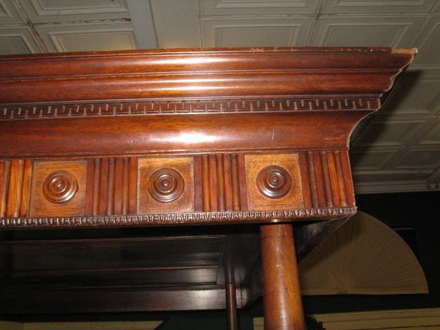 English George III Mahogany Tester Bed