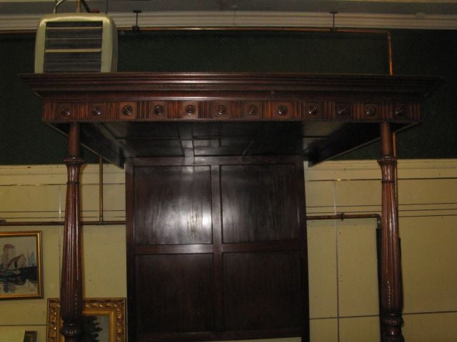 George III Mahogany Tester Bed