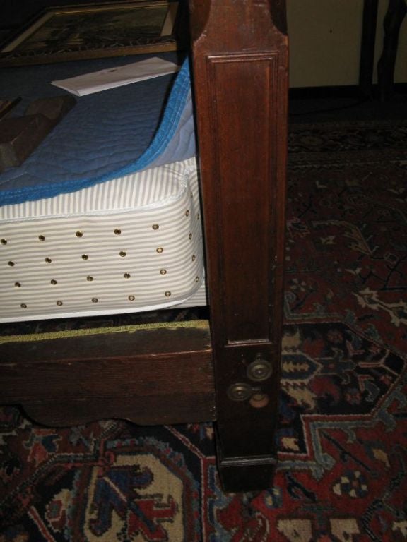 18th Century and Earlier George III Mahogany Tester Bed
