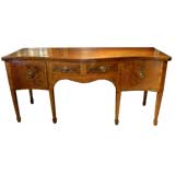 George lll Mahogany Serpentine Front Sideboard