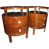 Pair of 1950's Walnut End Tables