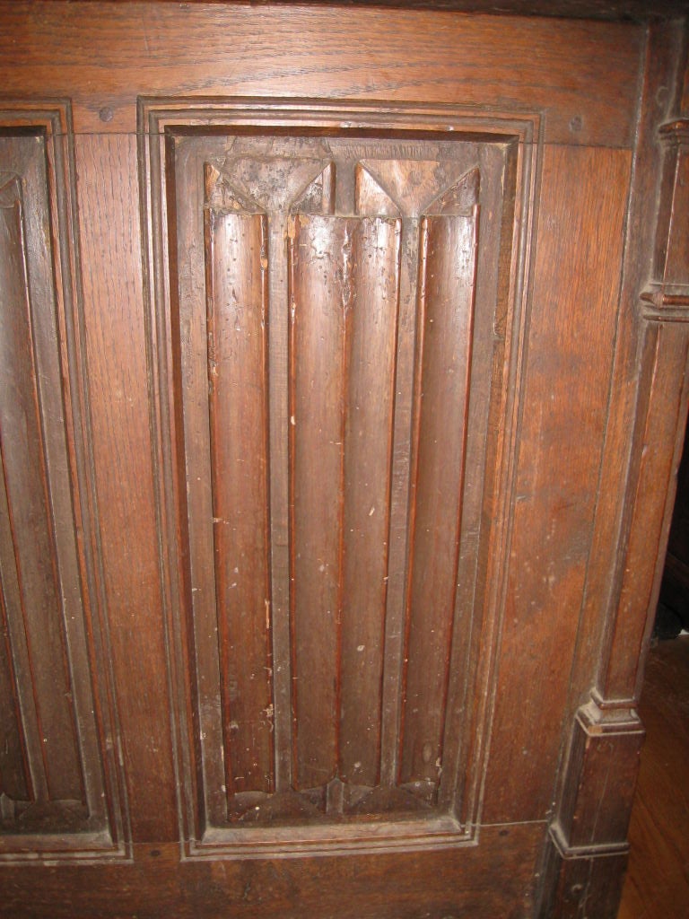 French Gothic Oak Chest