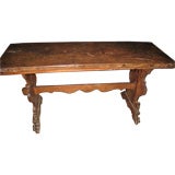 Antique Italian Renaissance Walnut Refectory Table