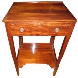 George III Mahogany End Table