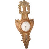 Louis XVI Giltwood Barometer