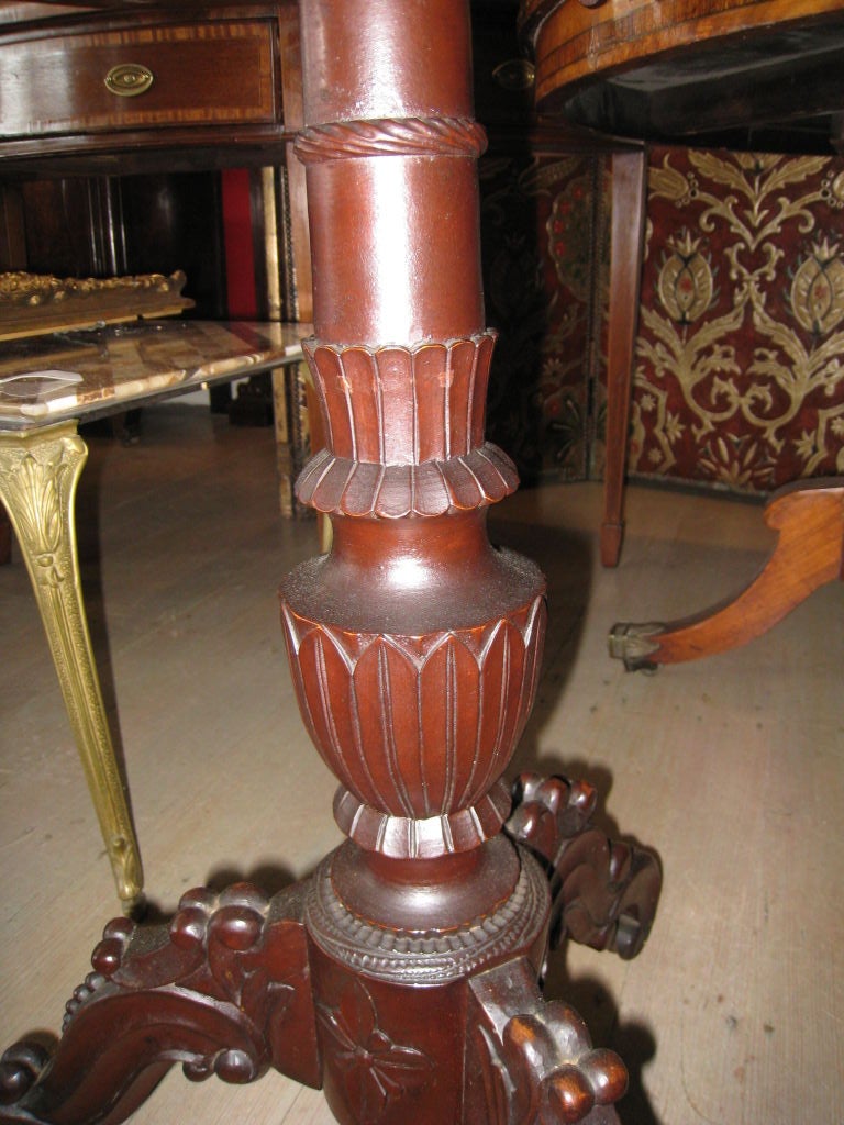 Black Forest Walnut and Marquetry Tilt-Top Table 1