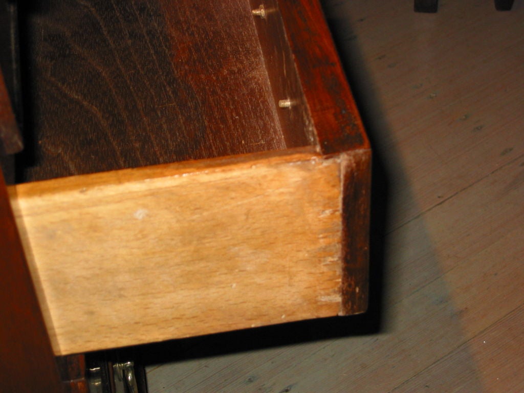 19th Century Regency Mahogany Secretaire Bookcase