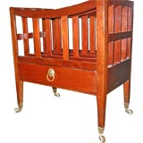 George III Mahogany Canterbury