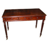REGENCY MAHOGANY SIDE TABLE