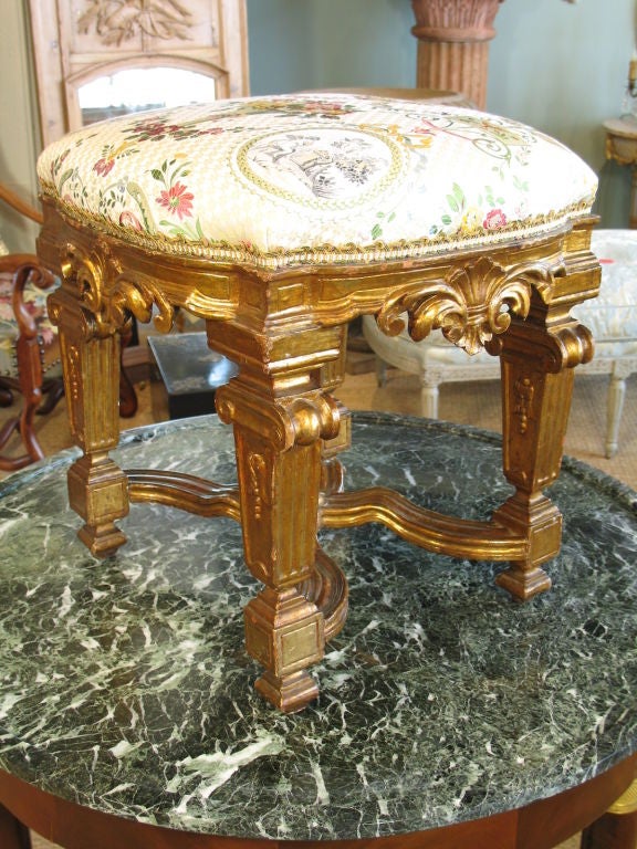 Italian Giltwood Stool