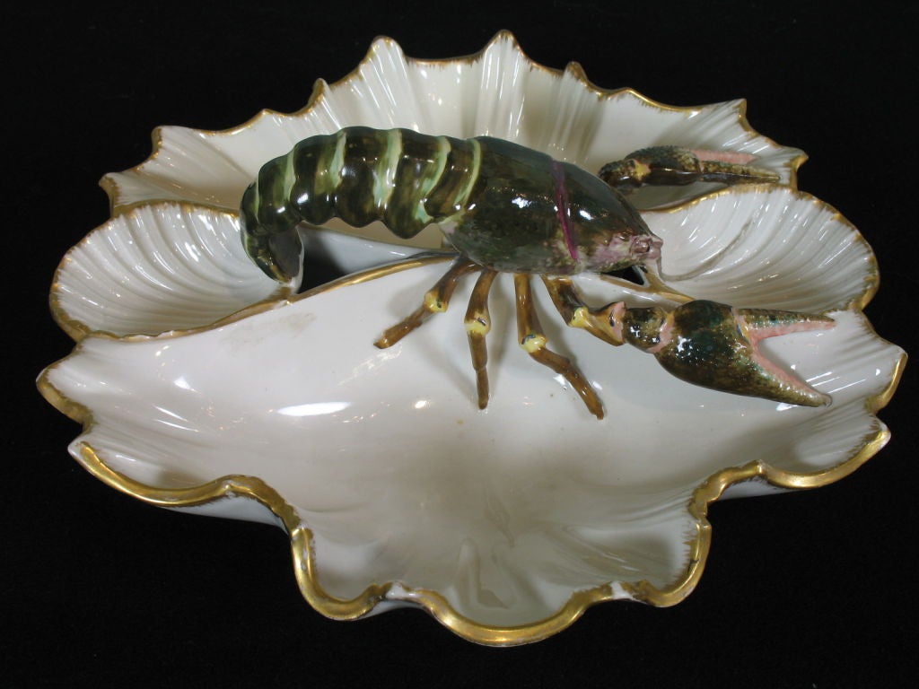 Paris Porcelain Lobster Centerpiece