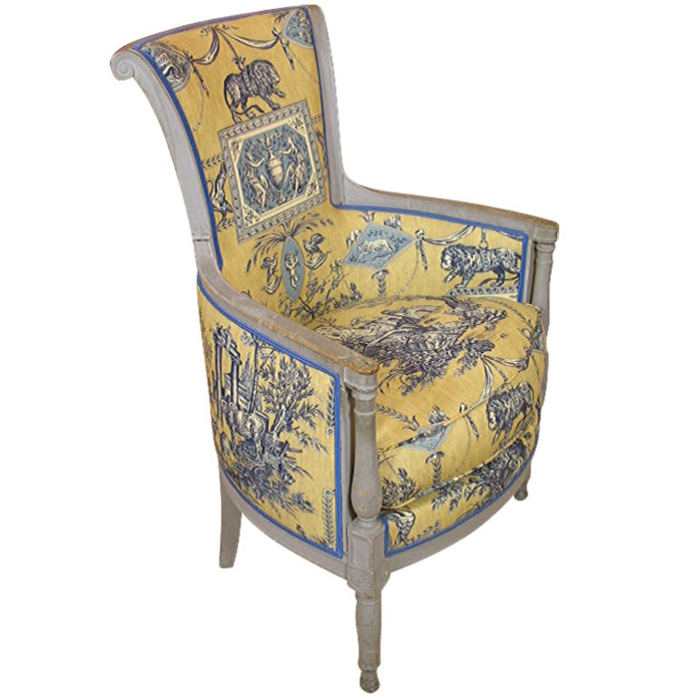 French Directoire Period Bergere For Sale