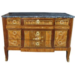 French Marquetry Commode 11