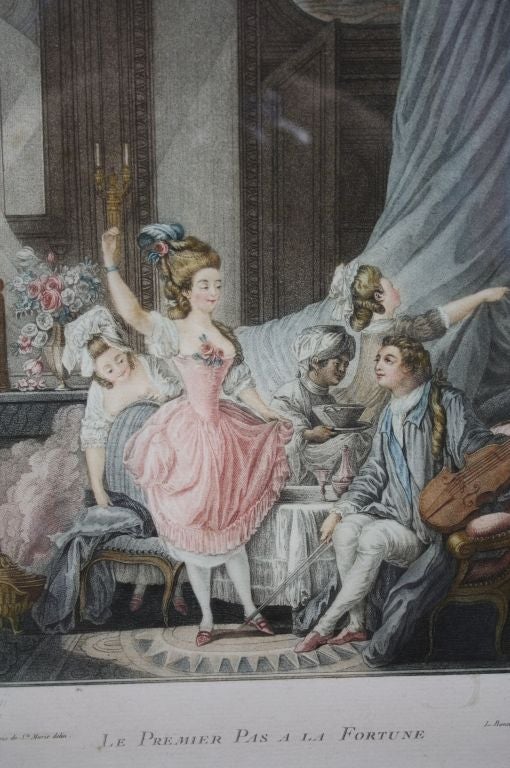 Französischer Kupferstich aus dem 19. Jahrhundert mit dem Titel 