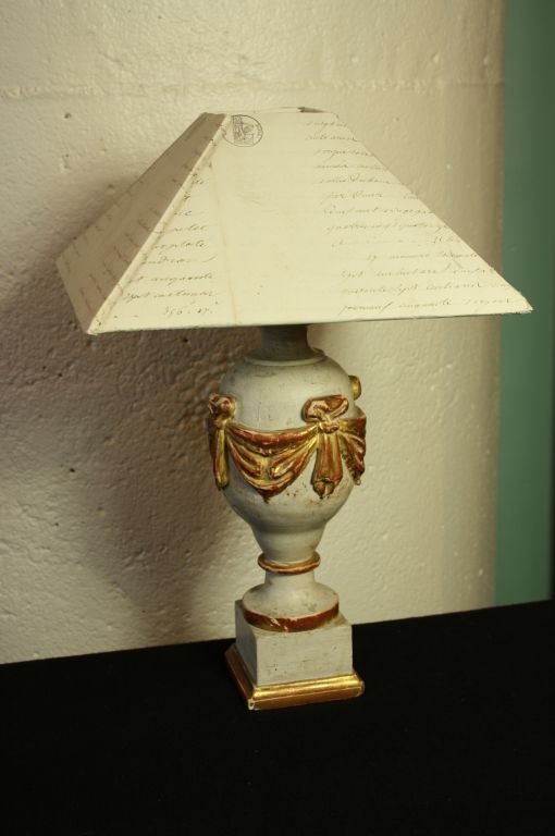 lampe avec lettre