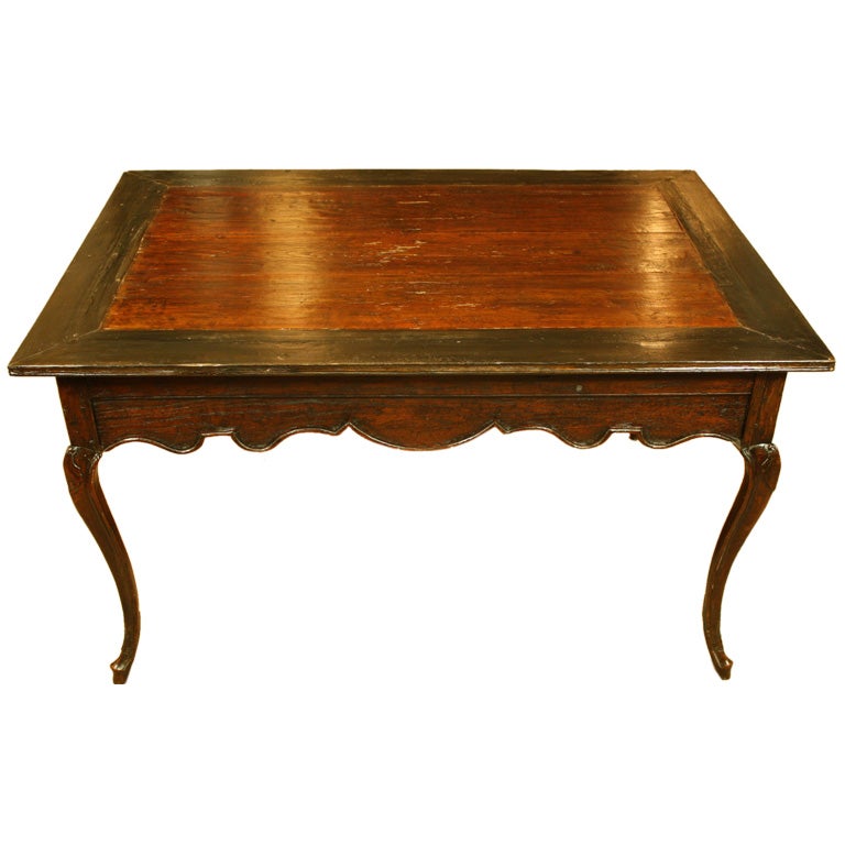 French Louis XV Period Oak Table For Sale