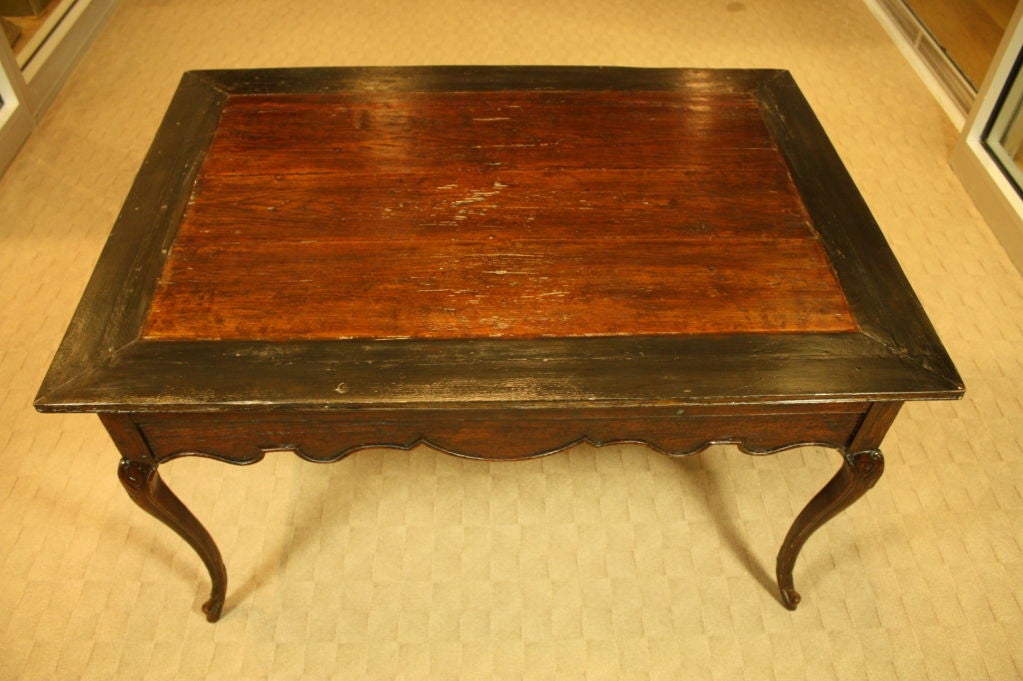 18th Century and Earlier French Louis XV Period Oak Table For Sale