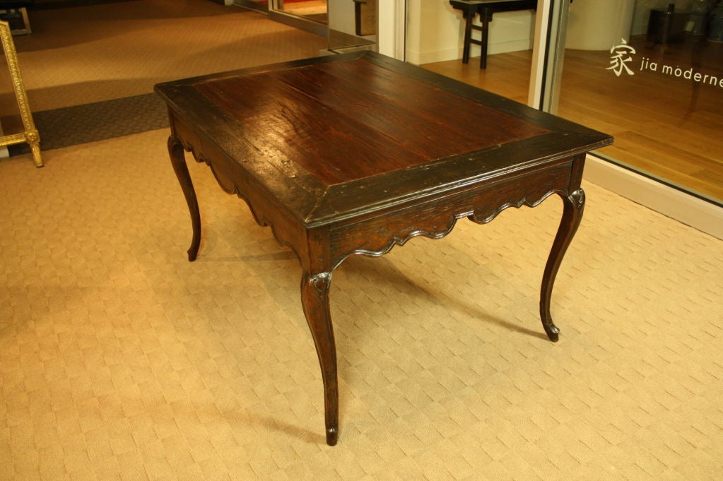 French Louis XV Period Oak Table For Sale 6