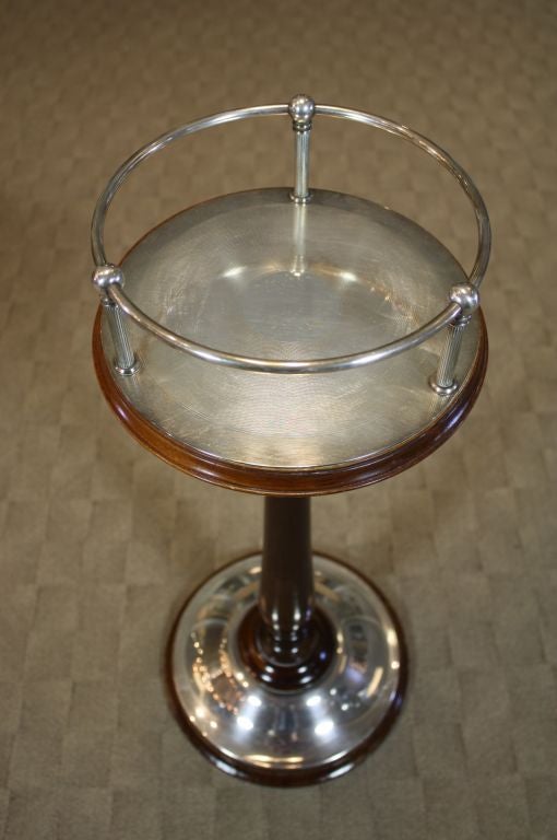 20th Century Silver Champagne Bucket on Stand by Christofle