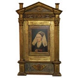 Portrait of a Lady (after Weyden) in Tabernacle Frame