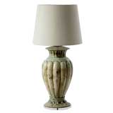 SALE!  Large Fluted Ceramic Vase Lamp