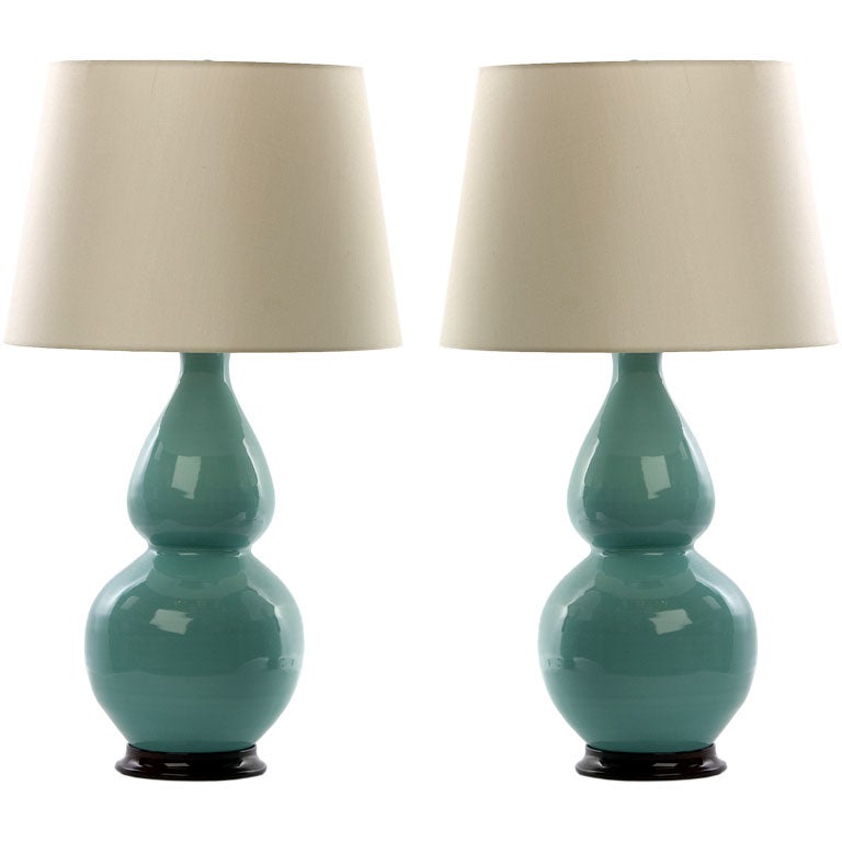 Medium Double Gourd Lamp by Christopher Spitzmiller For Sale