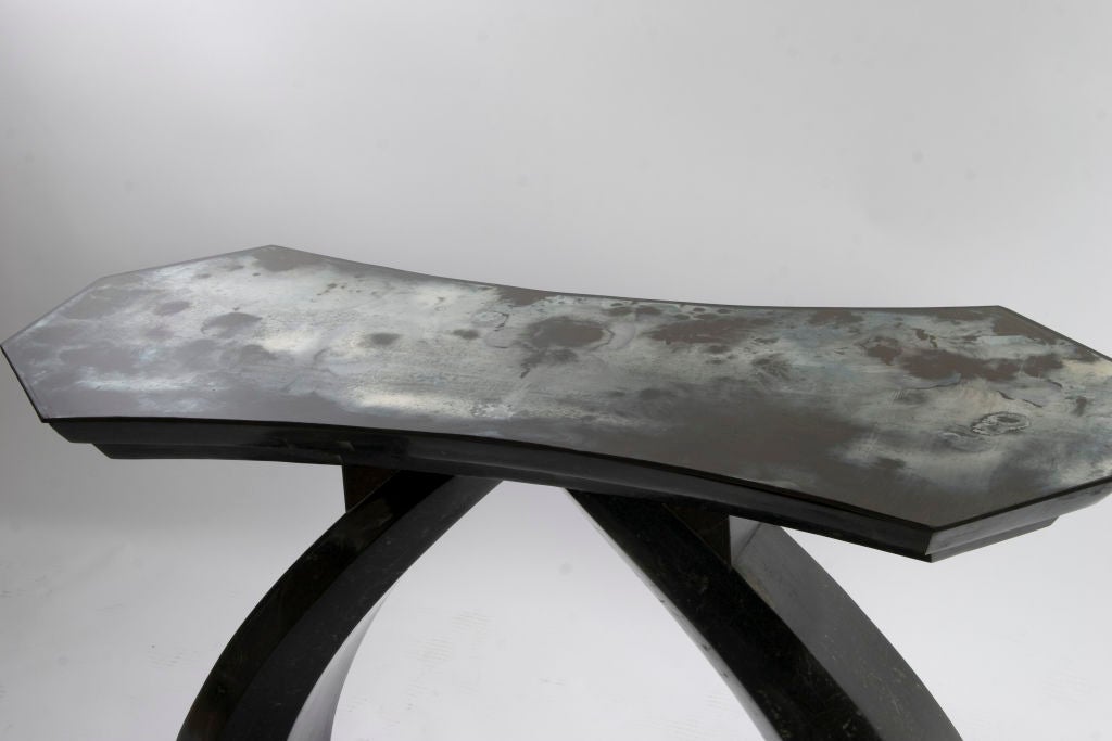 Late 20th Century Arched Leg Console Table