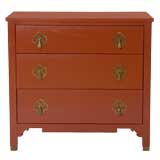 Chinese Red Small Dresser