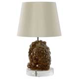 SALE!  Brown Calcite Cluster Lamp